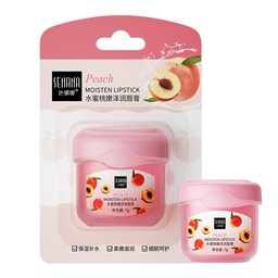 bálsamo labial hidratante de melocotón.