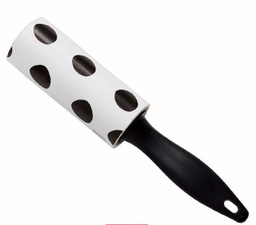 Rodillo quitapelusas, el papel adhesivo está diseñado para recoger pequeñas fibras.