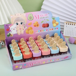 Hidratante con sabor a fruta en forma de paleta. CADA UNIDAD