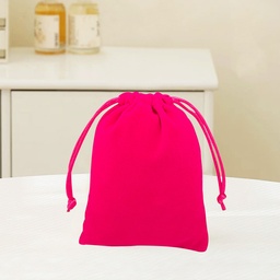 Bolsa de franela (7X9) ROSADO OSCURO