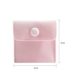 Bolsa de terciopelo (8.5X10) ROSADO CLARO