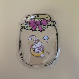 Bolsa de empaque con forma de conejo (13X17cm X 13X17cm) AMARILLO