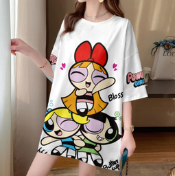 Camison Oversided de dibujos animados