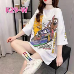 Camison Oversided de dibujos animados