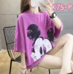 Camison Oversided de dibujos animados