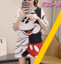 Camison oversized de dibujos animados