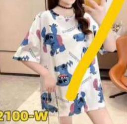 Camison oversized de dibujos animados