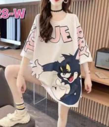 Camison oversized de dibujos animados