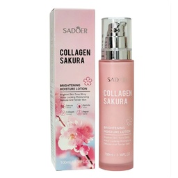 Loción Hidratante Iluminadora con Colágeno y Sakura de SADOER