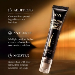 Esencia Anticaída y para el Crecimiento del Cabello ZOZU