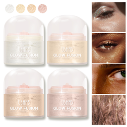 Polvo iluminador, para añadir un brillo radiante y destellos a la piel.