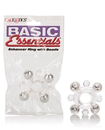 [716770054685] Basic Essentials Enhancer Ring w/Beads - Clear