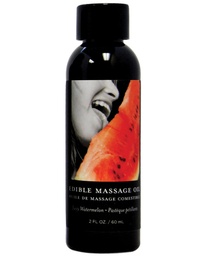 [879959004489] Earthly Body Edible Massage Oil - 2 oz Watermelon