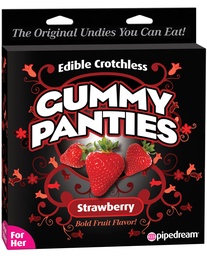 [603912144222] Edible Crotchless Gummy Panty - Strawberry
