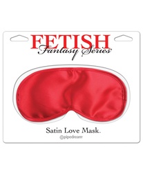 [603912115505] Fetish Fantasy Series Satin Love Mask - Red