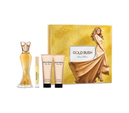 [608940583623] PARIS HILTON GOLD RUSH SET 4p 3.4oz W EDP SPY