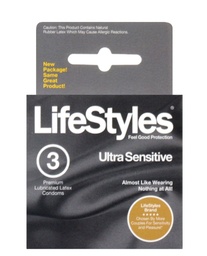 [070907017036] Lifestyles Ultra Sensitive - Box of 3