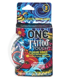 [726893111967] One Tattoo Touch Condoms - Pack of 3